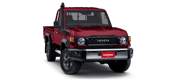 Toyota Land Cruiser Pickup Hard Top 2024 DARK RED METALLIC
