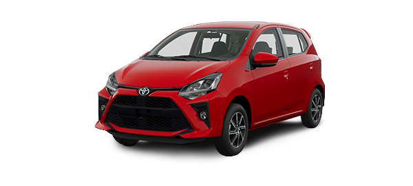 Toyota Agya 2023 Rojo