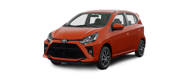 Toyota Agya 2023 Naranja