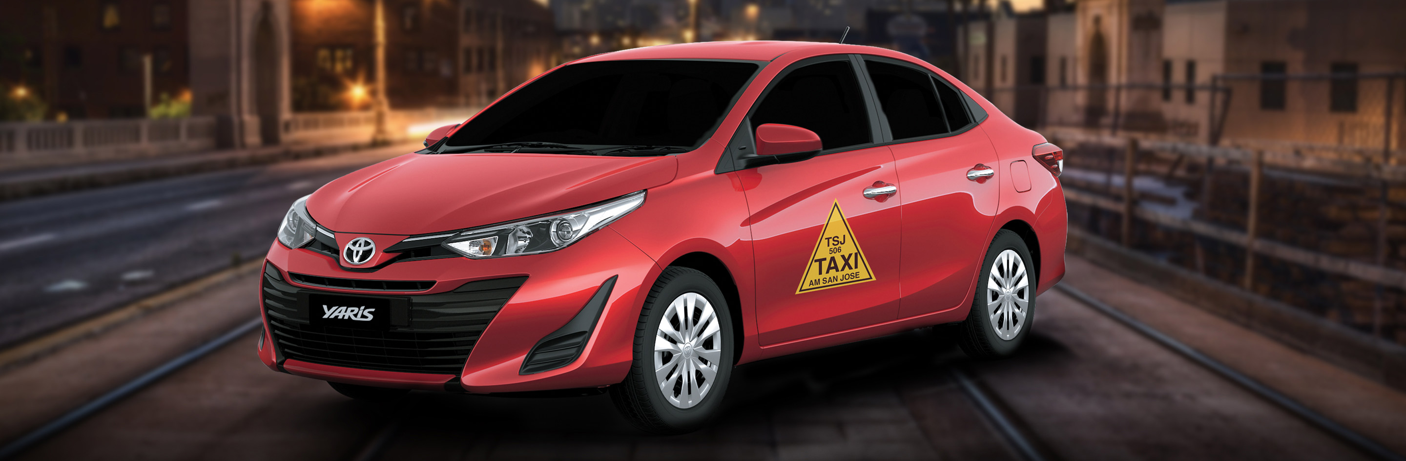 Banner Toyota Yaris Taxi 2020